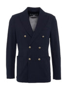 CIRCOLO 1901 Ανδρικό Μπουφάν CN3819 447 Μπλε - Στυλιζαρισμένο