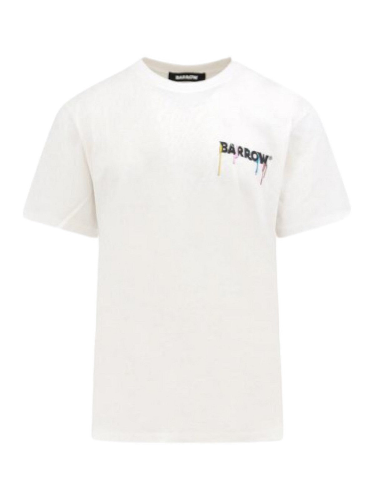 BARROW Ανδρικό T-Shirt και Πόλο S4BWUATH090 002 Λευκό - Στυλιζαρισμένο