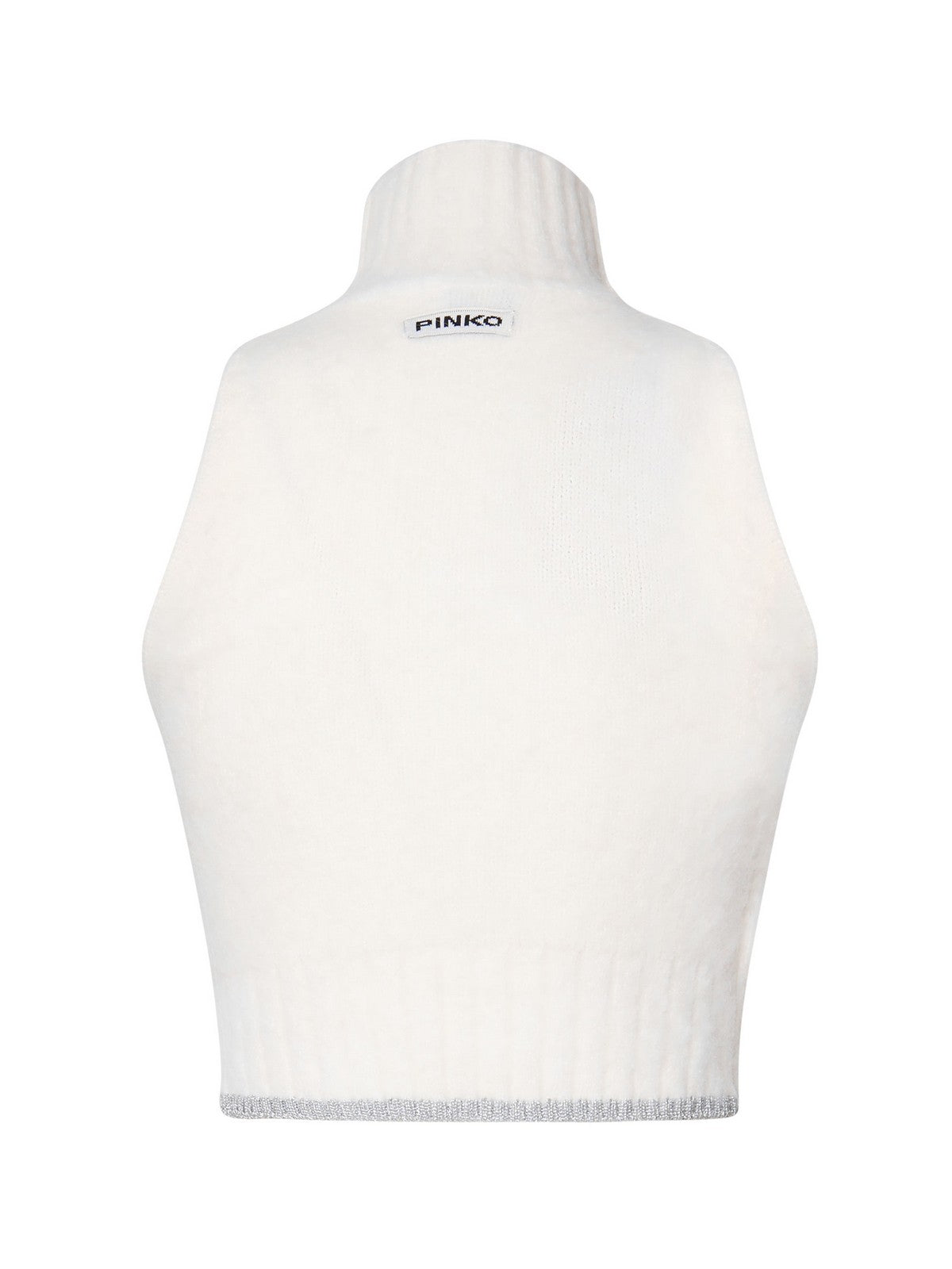 PINKO Γυναικείο Πουλόβερ American Curl Top Soft Brush S 104328-A26V Z13 Λευκό - Στυλιζαρισμένο