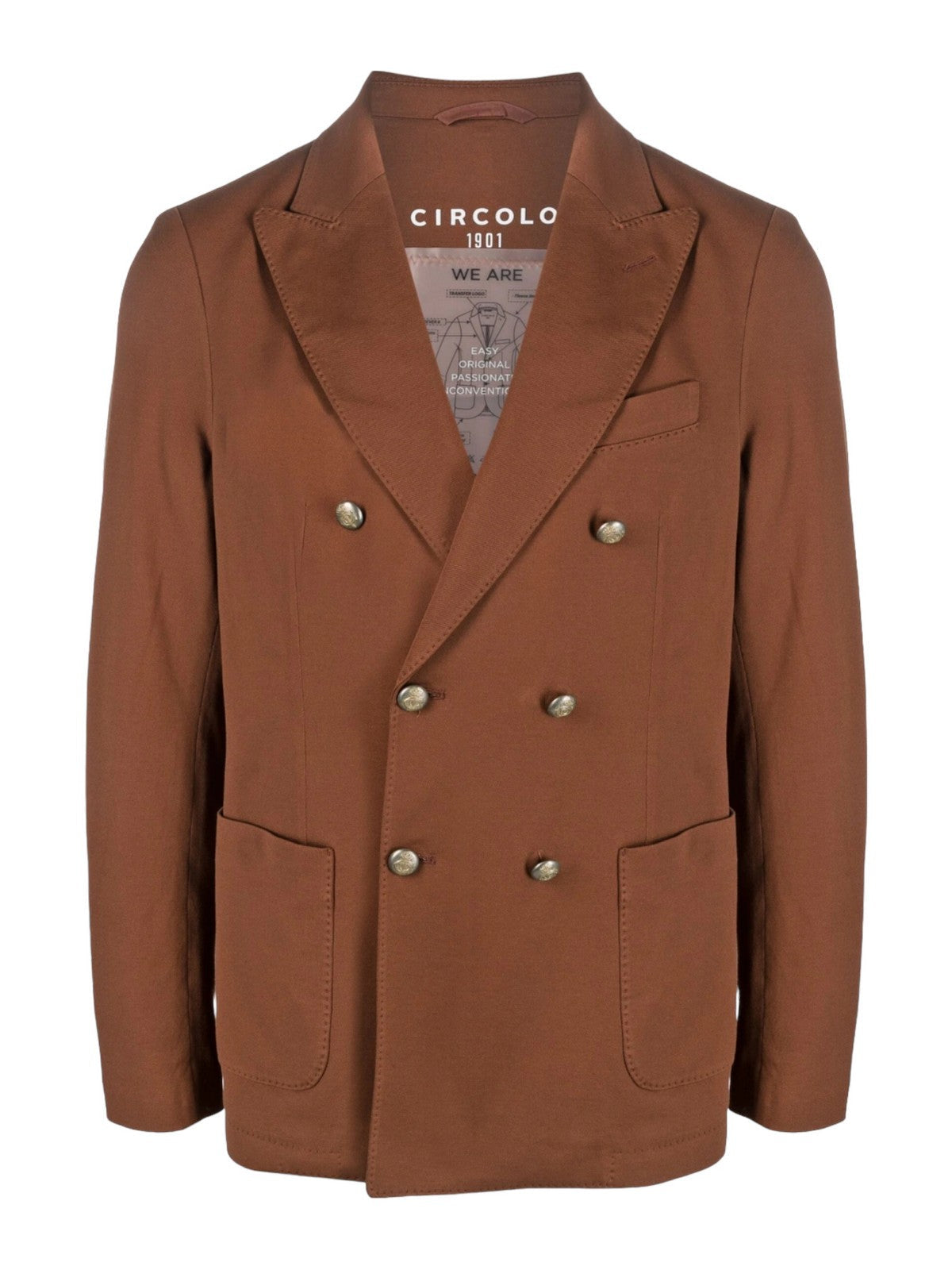 Chaqueta de hombre CIRCOLO 1901 CN3819 685 Marrón - Estilo