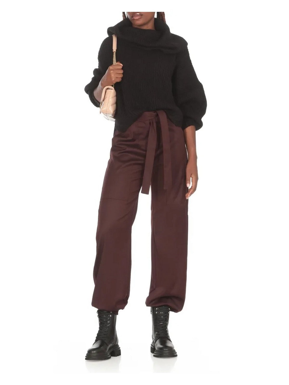 PINKO Maglione Donna Sphynx Maglia Costa Misto Moha 104493-A282 Z99 Nero - Stilato