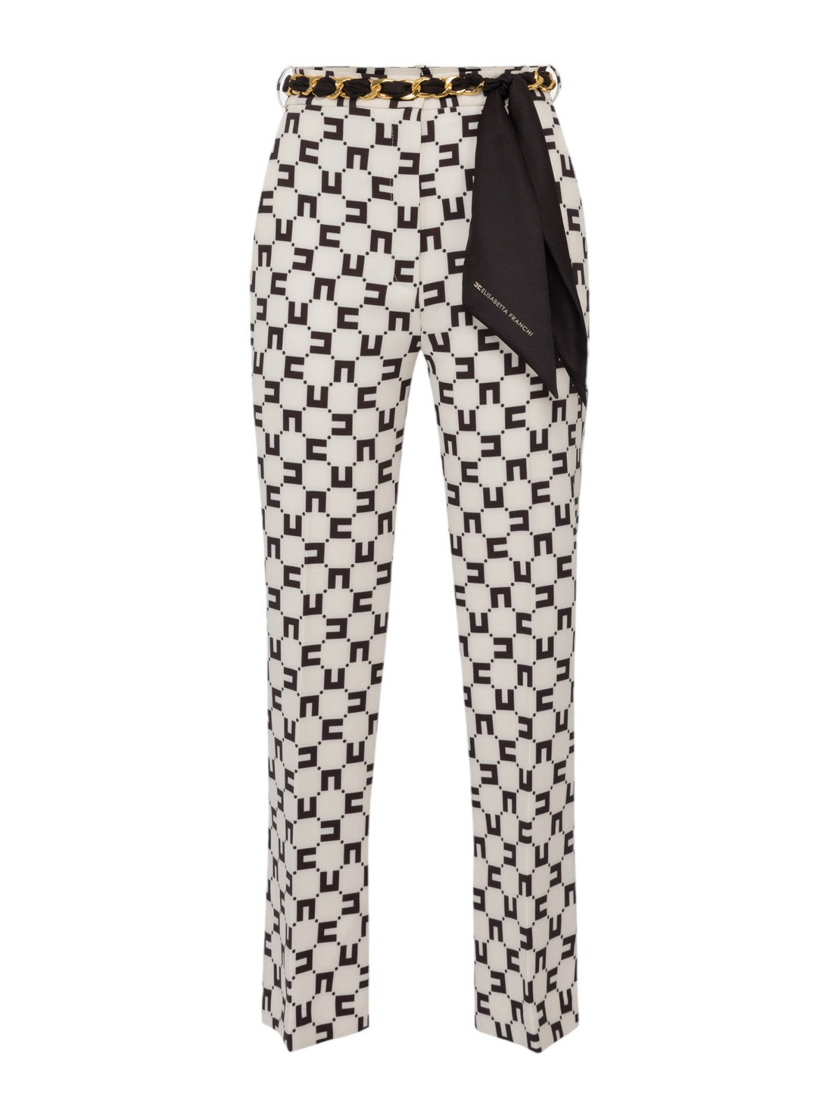 ELISABETTA FRANCHI Pantalone Donna PAS1641E2 E84 Avorio - Stilato