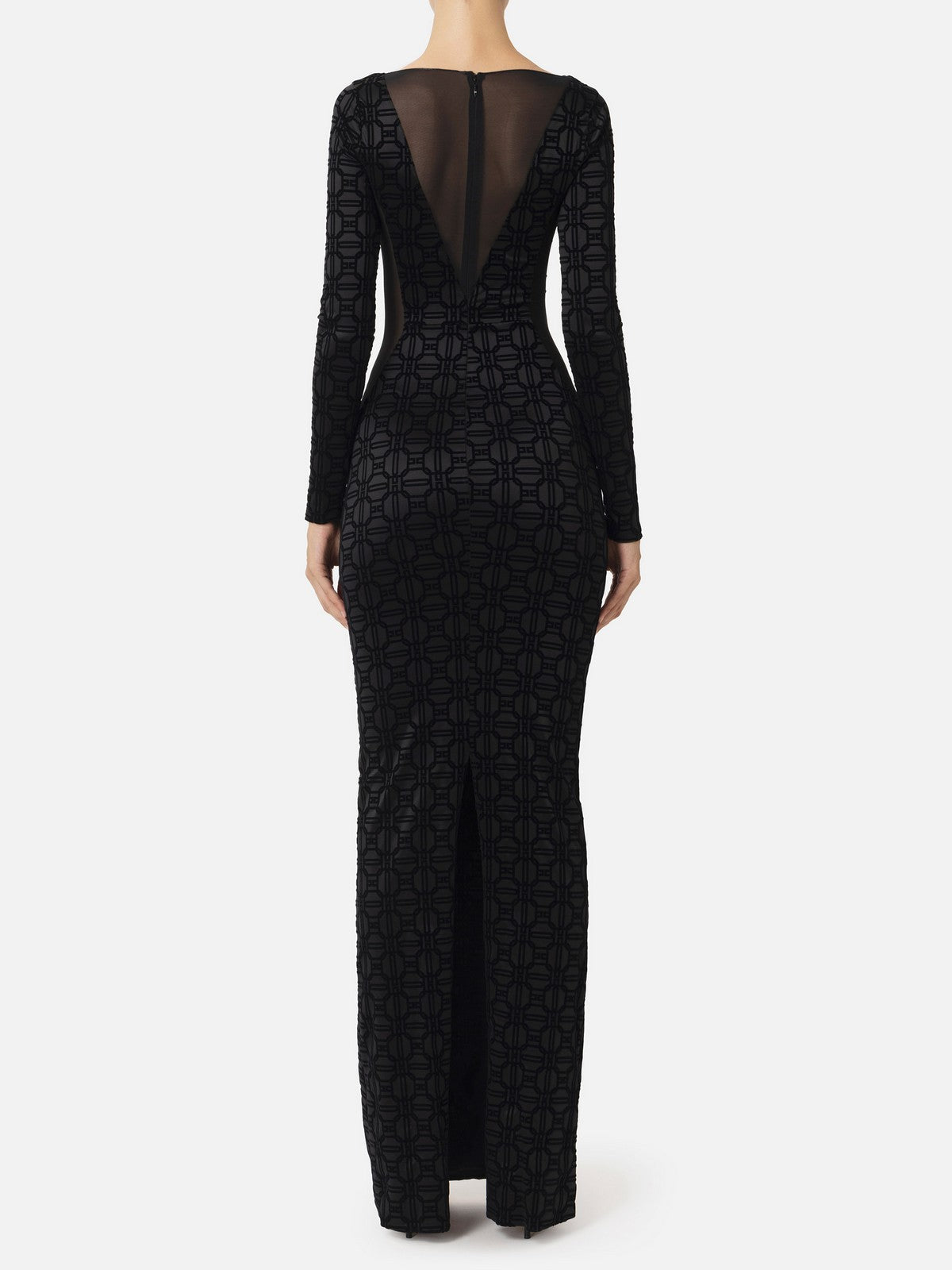 Γυναικείο Μαύρο Φόρεμα Elisabetta Franchi AB73747E2 110 - Στυλιζαρισμένο
