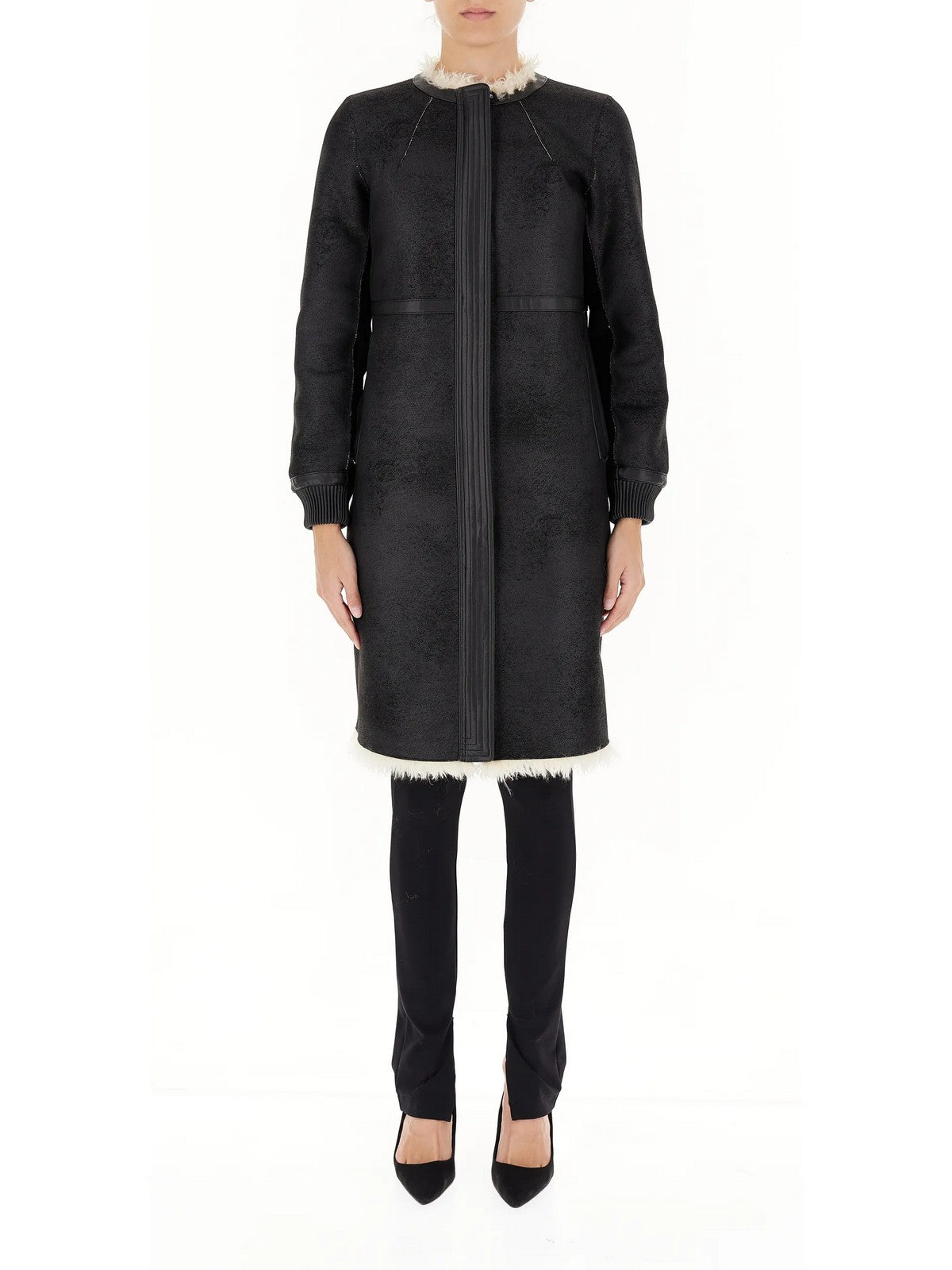 PATRIZIA PEPE Cappotto Donna 2O0140 E054 J4C6 Bianco - Stilato