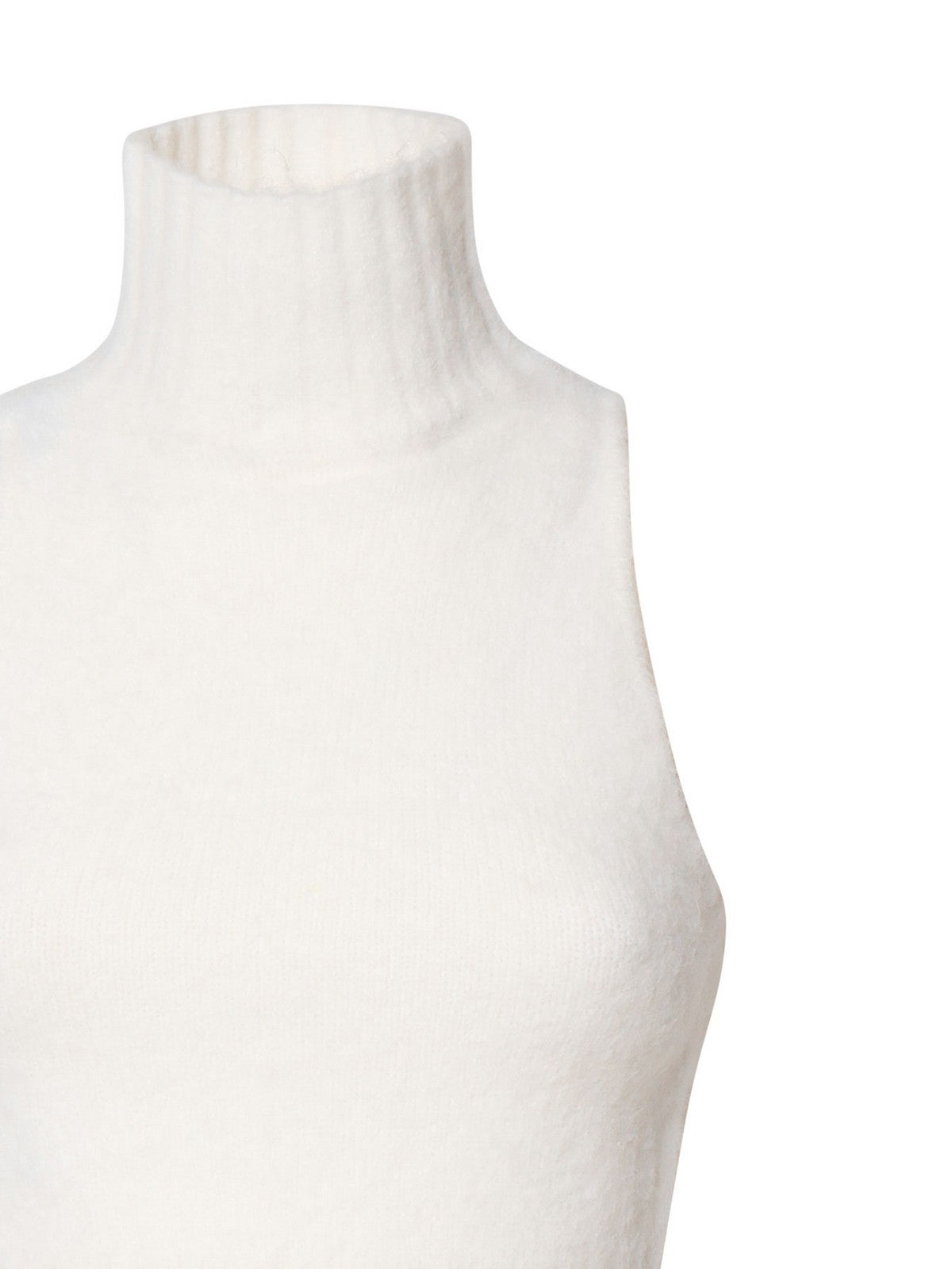 PINKO Γυναικείο Πουλόβερ American Curl Top Soft Brush S 104328-A26V Z13 Λευκό - Στυλιζαρισμένο