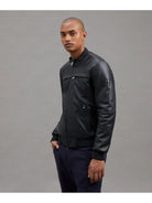 PEUTEREY Giubbino Uomo SANDS LEATHER WS 06 PEU5372 99011855 NER Nero - Stilato