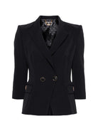 ELISABETTA FRANCHI Giacca Donna GIT6141E2 110 Nero - Stilato