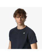 K-WAY Ανδρικό T-Shirt και Πόλο EDWING JS PEACH K2125KW K89 Μπλε - Stilato