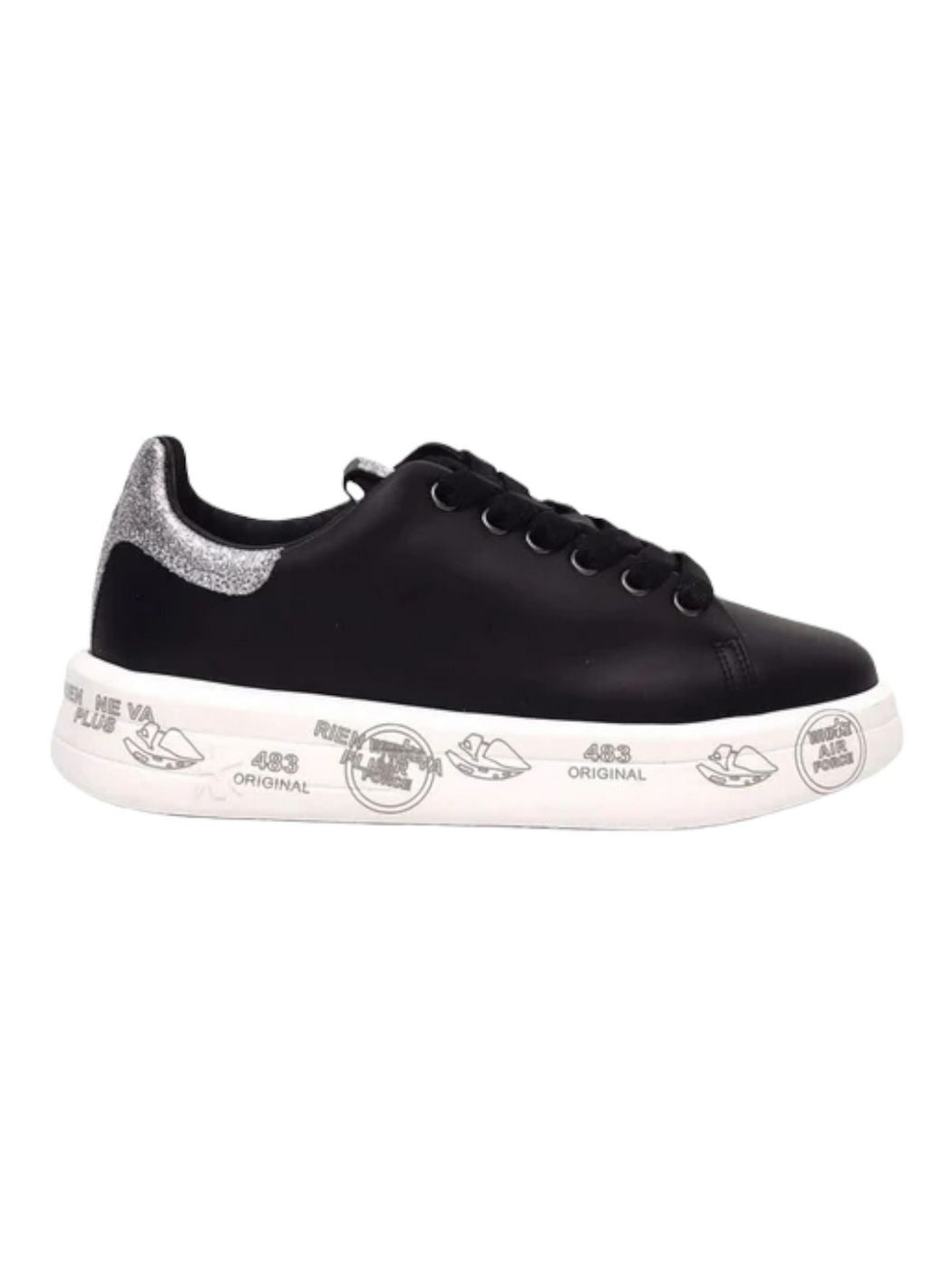 PREMIATA Γυναικείο Sneaker BELLE VAR 4904 Μαύρο - Στιλέτο