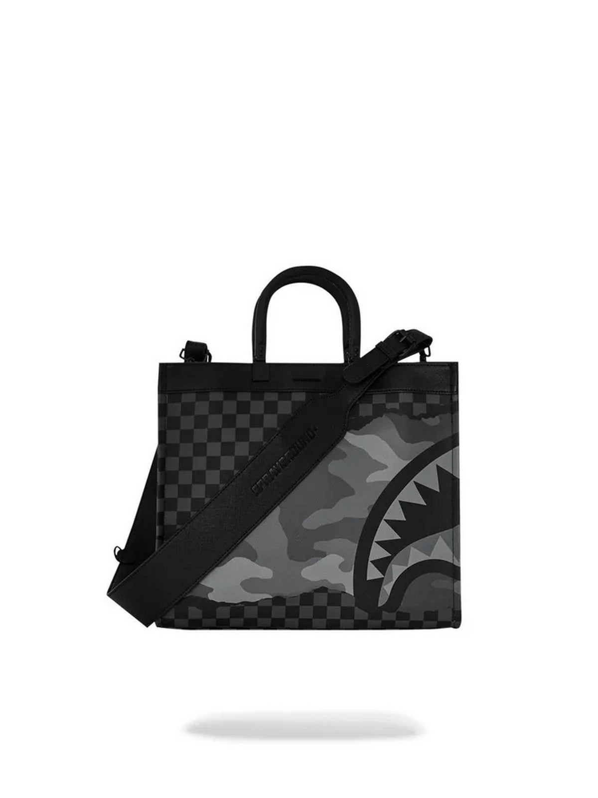 SPRAYGROUND Borsa Uomo SPLIT UP CAMO TEAR TORTUGA TOTE 910T6580NSZ Nero - Stilato