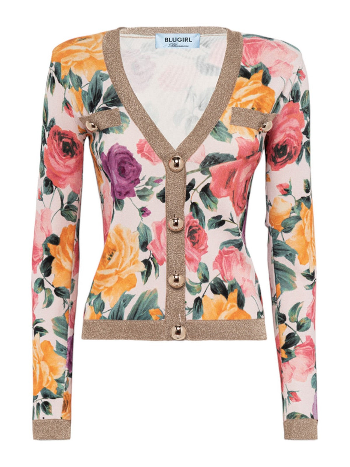 Cárdigan de mujer BLUGIRL RA4007MA65E N9207 Rosa - Estilo