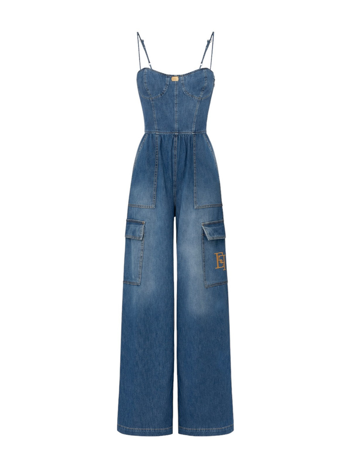 Chándal de mujer ELISABETTA FRANCHI TJ29D41E2 104 Azul - Estilo