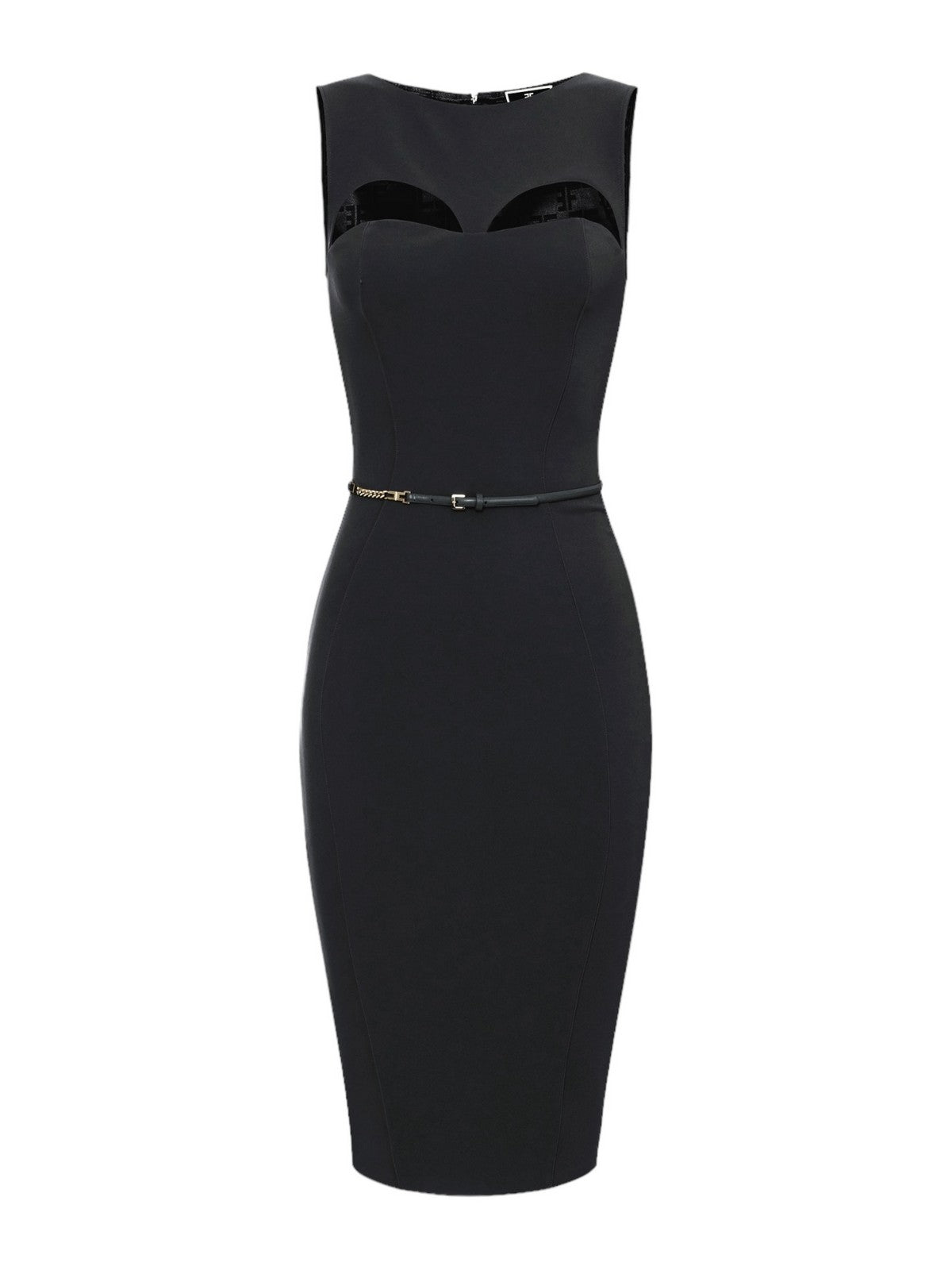 ELISABETTA FRANCHI Vestido de mujer AB60742E2 110 Negro - Estilo