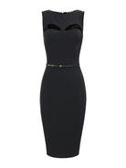 ELISABETTA FRANCHI Vestido de mujer AB60742E2 110 Negro - Estilo