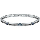 Bracciale Uomo Maserati Br.Ceramic + Blue Crystal - JM223ATZ20 - Stilato