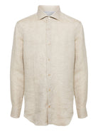 Camisa de hombre ELEVENTY I75CAMH11 TES0I165 02 Beige - Estilo