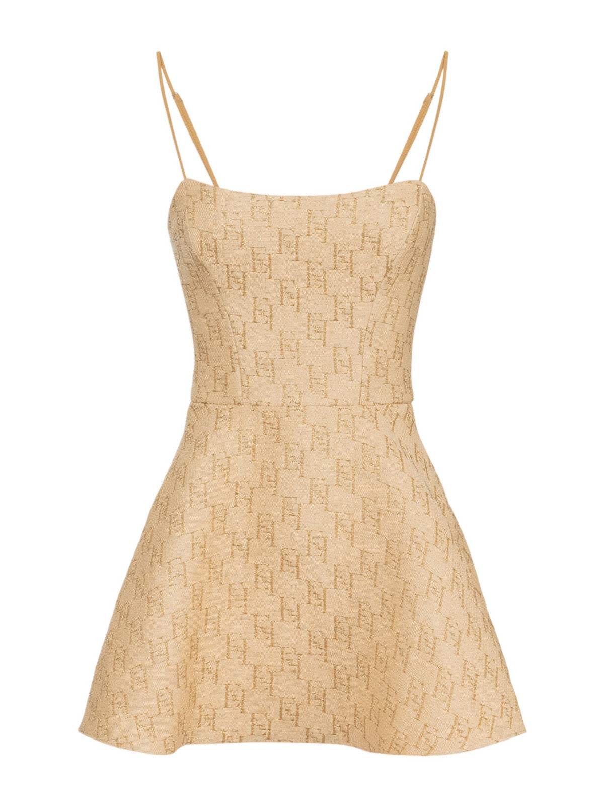 ELISABETTA FRANCHI Vestido de mujer AB64142E2 CE1 Beige - Estilo