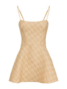 ELISABETTA FRANCHI Vestido de mujer AB64142E2 CE1 Beige - Estilo