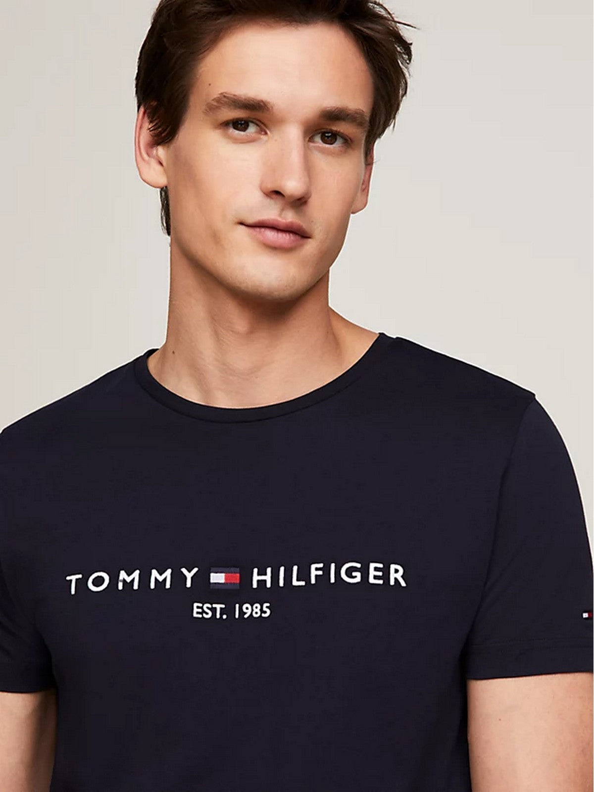 TOMMY HILFIGER Ανδρικό T-Shirt και Πόλο MW0MW11465 403 Μπλε - Στυλιζαρισμένο