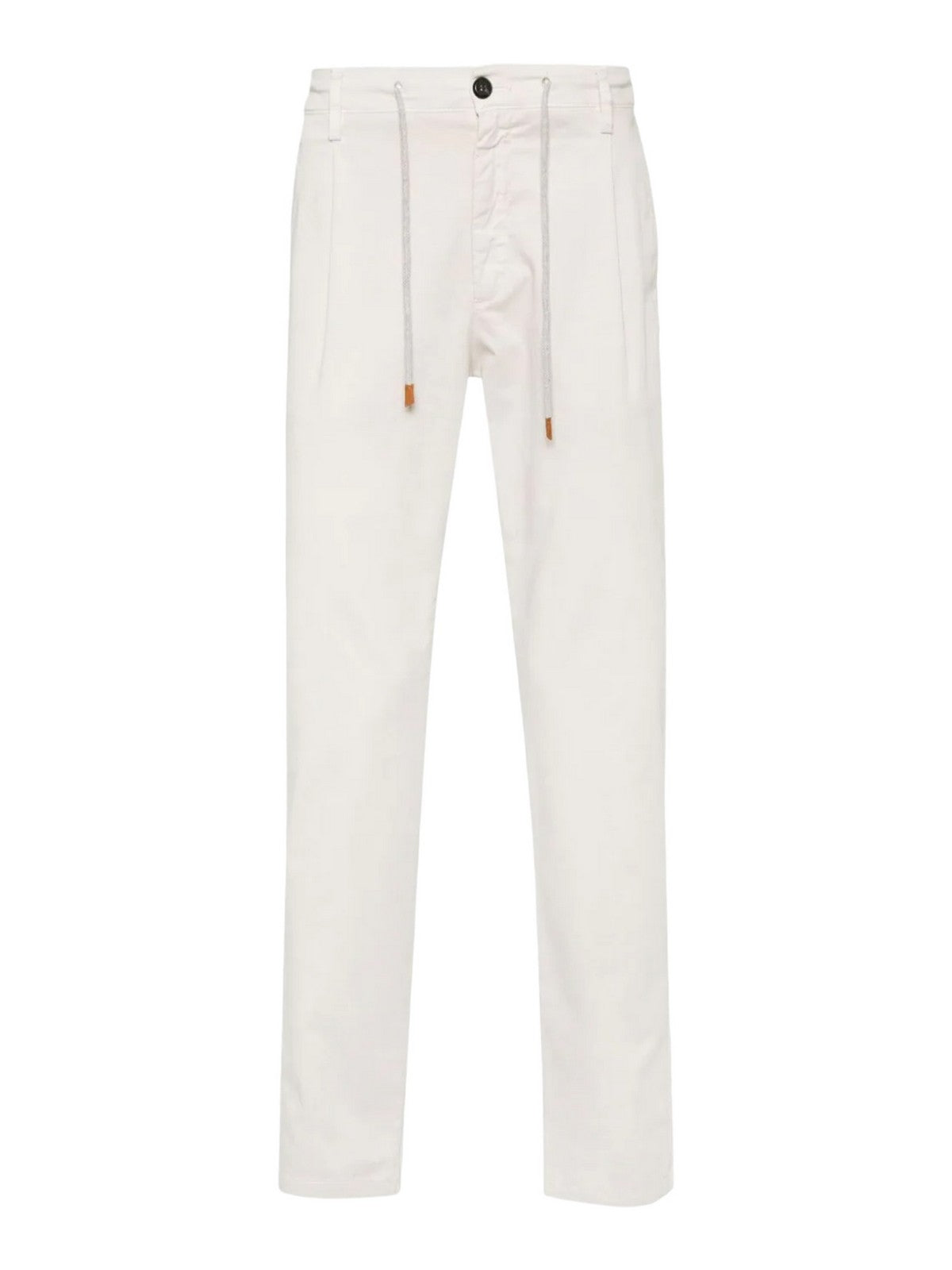 Pantalón de hombre ELEVENTY I70PANE02 TET0G002 01N Blanco - Recto