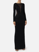 Γυναικείο Μαύρο Φόρεμα Elisabetta Franchi AB73747E2 110 - Στυλιζαρισμένο