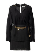 ELISABETTA FRANCHI Abito Donna AB65446E2 110 Nero - Stilato