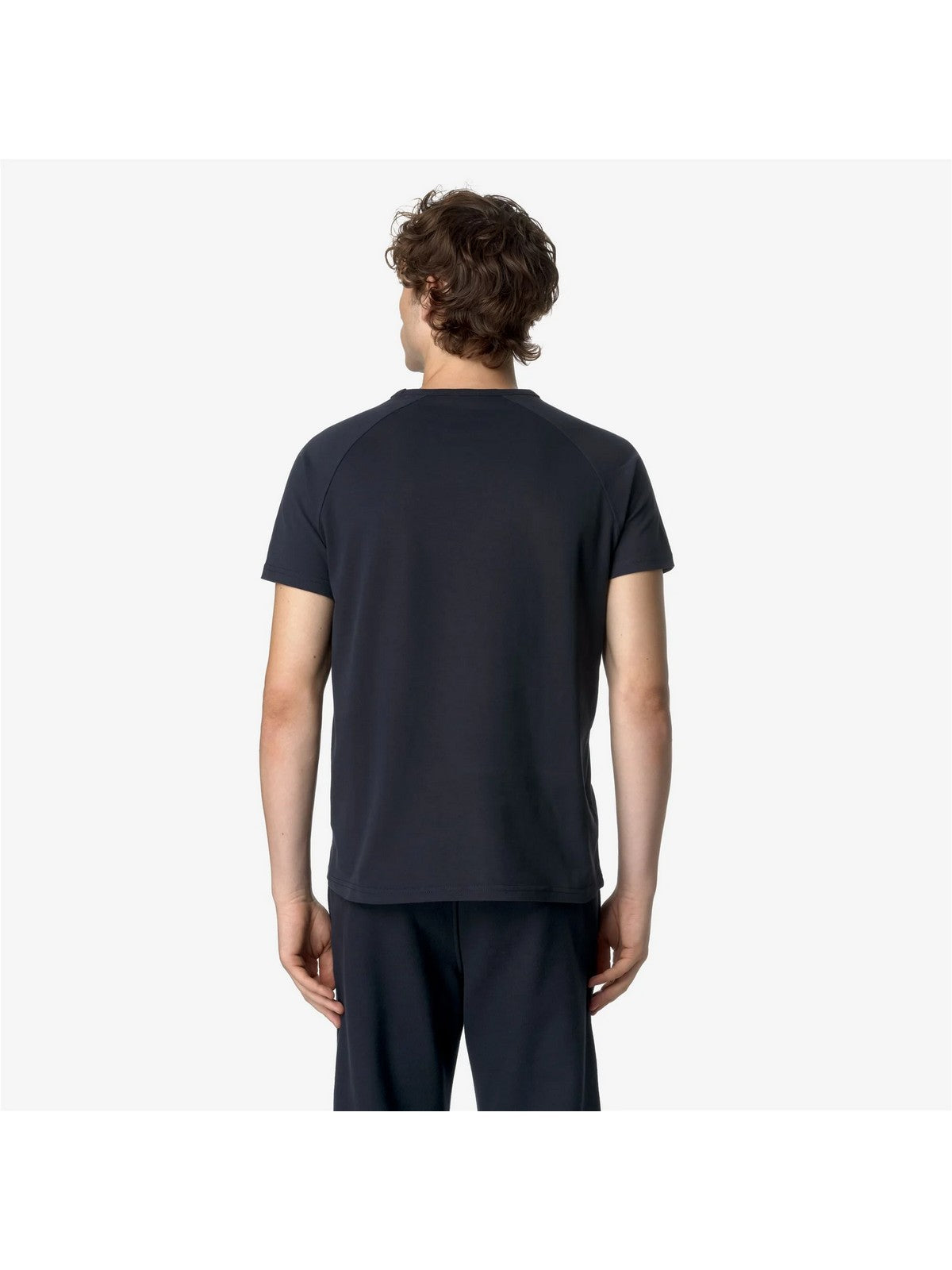 K-WAY T-Shirt e Polo Uomo EDWING JS PEACH K2125KW K89 Blu - Stilato