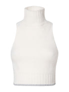 PINKO Γυναικείο Πουλόβερ American Curl Top Soft Brush S 104328-A26V Z13 Λευκό - Στυλιζαρισμένο