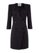 Γυναικείο Φόρεμα BLUGIRL RA4128T3191 22222 Μαύρο - Στυλιζαρισμένο